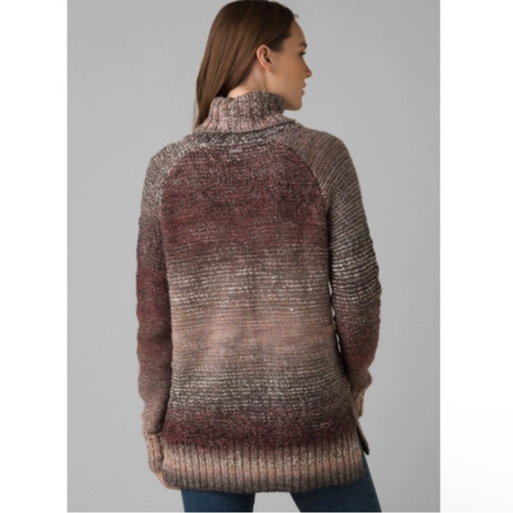 Prana | Autumn Rein Tunic Turtleneck Wool Blend Sweater- S - Picture 2 of 7